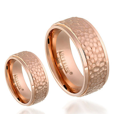 LOVERİNG 316L GARANTİLİ ÇELİK ÇİFT ALYANS - 1