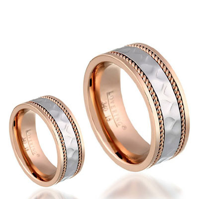 LOVERİNG 316L GARANTİLİ ÇELİK ÇİFT ALYANS - 1