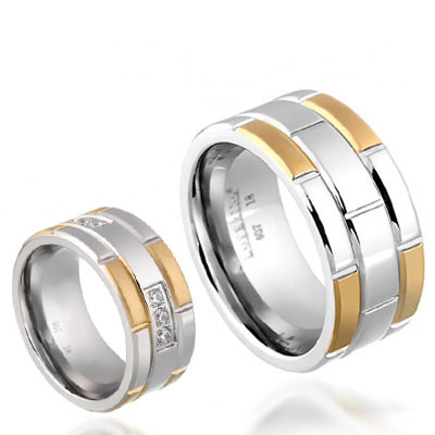 LOVERİNG 316L GARANTİLİ ÇELİK ÇİFT ALYANS - 1