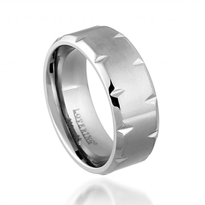 LOVERİNG 316L GARANTİLİ ERKEK ÇELİK ALYANS - 1
