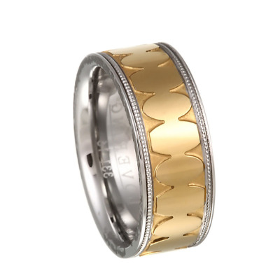 LOVERİNG 316L GARANTİLİ ERKEK ÇELİK ALYANS - 1