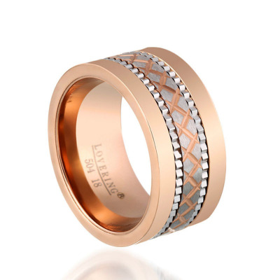 LOVERİNG 316L GARANTİLİ ERKEK ÇELİK ALYANS - 1